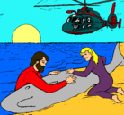 Dibujo Rescate ballena pintado por llompart50