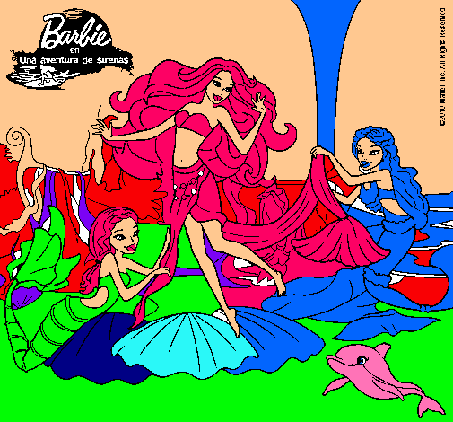 Barbie con sirenas