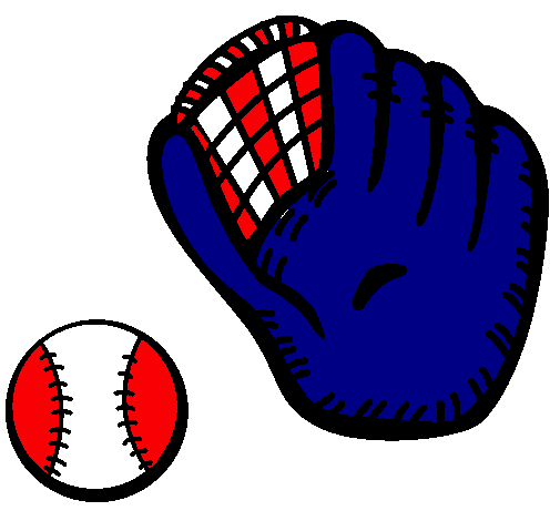 Guante y bola de béisbol