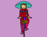 Dibujo China en bicicleta pintado por Ashley1304