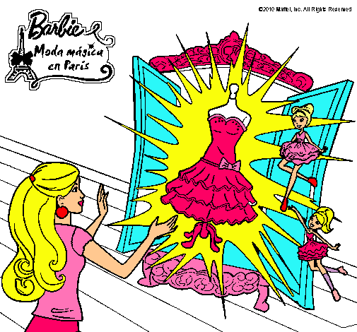 El vestido mágico de Barbie