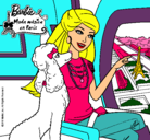 Dibujo Barbie llega a París pintado por nAye10