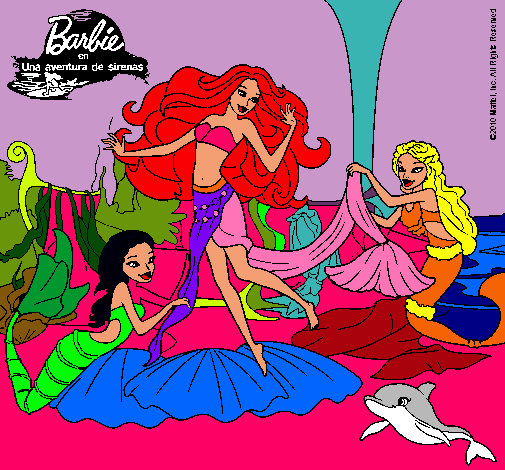 Barbie con sirenas