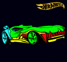 Dibujo Hot Wheels 3 pintado por antiguos 