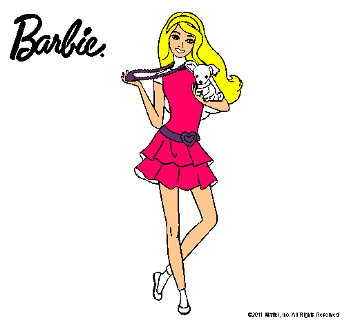 Barbie y su mascota