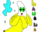 Dibujo Banana pintado por robertho