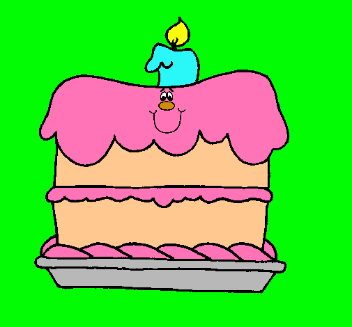 Pastel de cumpleaños