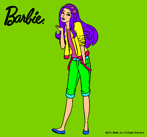 Barbie con look casual