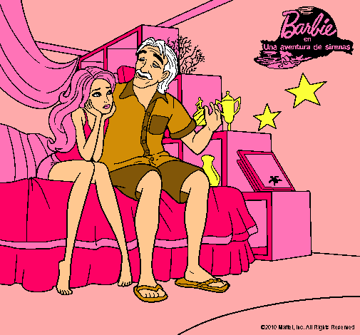 Barbie con su padre