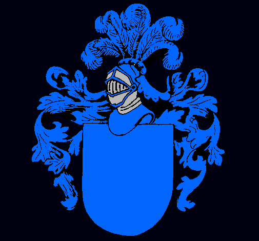 Escudo de armas y casco