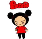 Dibujo Pucca 2 pintado por shary