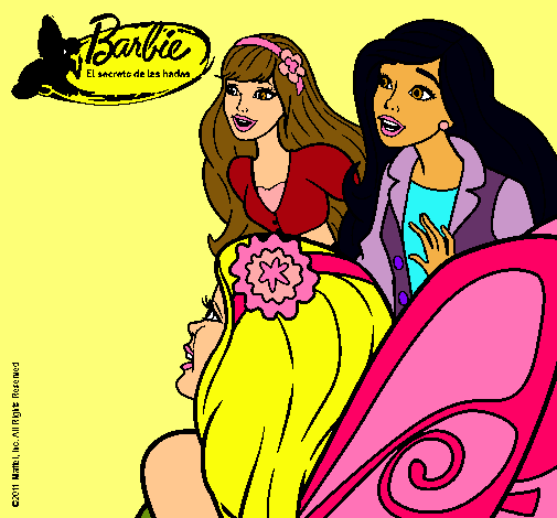 Barbie y sus amigas sorprendidas