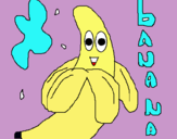 Dibujo Banana pintado por isaacespon