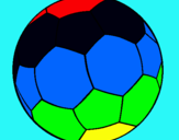 Dibujo Pelota de fútbol II pintado por futbol