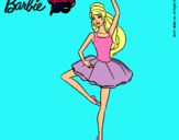 Dibujo Barbie bailarina de ballet pintado por bnbnbnnnnnnn