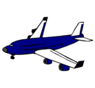 Dibujo Avión de pasajeros pintado por KkyleE2