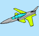 Dibujo Jet pintado por ismaelgome