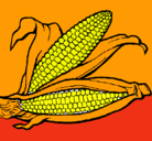 Dibujo Mazorca de maíz pintado por ARCHIVALENTIN1