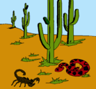 Dibujo Desierto pintado por KUKA