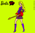 Dibujo Barbie la rockera pintado por Dannya