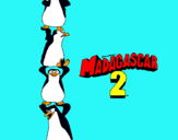 Dibujo Madagascar 2 Pingüinos pintado por toreto