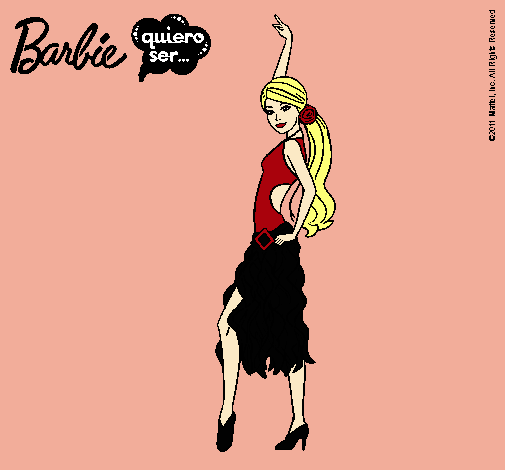 Barbie flamenca