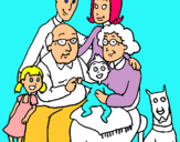 Dibujo Familia pintado por nosecq