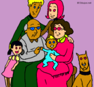 Dibujo Familia pintado por piporro