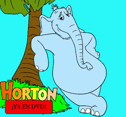 Dibujo Horton pintado por michell