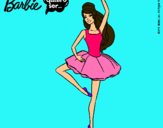 Dibujo Barbie bailarina de ballet pintado por utjtrykf