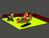 Dibujo Lucha en el ring pintado por 54555