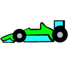 Dibujo Fórmula 1 pintado por nascar