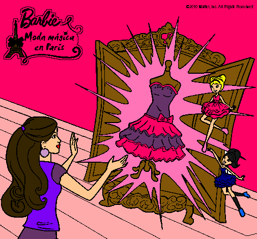 El vestido mágico de Barbie