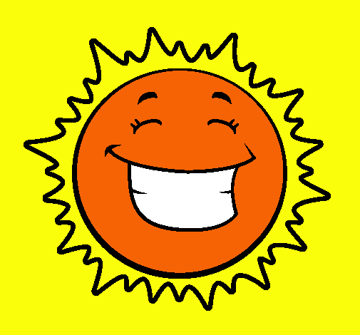 Sol sonriendo