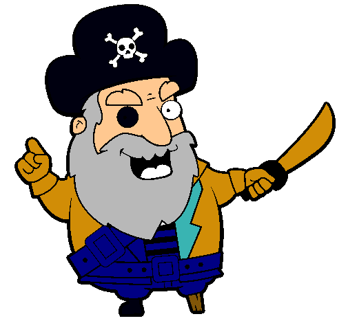 Dibujo Pirata pintado por zucy