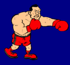 Dibujo Boxeador pintado por benitez