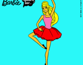 Dibujo Barbie bailarina de ballet pintado por amandithax