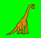 Dibujo Braquiosaurio pintado por ivanchu