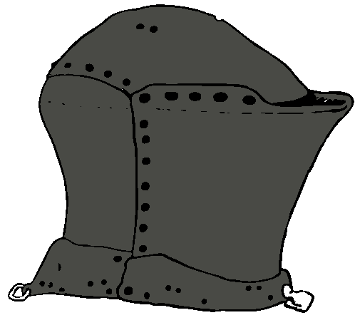 Casco de caballero