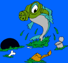 Dibujo Contaminación marina pintado por iukkk