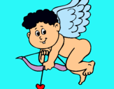 Dibujo Cupido pintado por nereeta