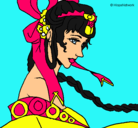 Dibujo Princesa china pintado por dddddddddddd