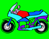 Dibujo Motocicleta pintado por oooooooooooo