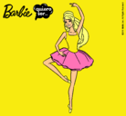 Dibujo Barbie bailarina de ballet pintado por parceriwuafe