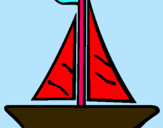 Dibujo Barco velero pintado por kimberly