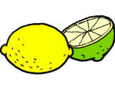 Dibujo limón pintado por joealys