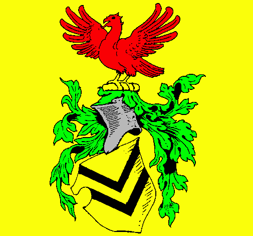 Escudo de armas y aguila 