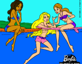 Dibujo Barbie y sus amigas pintado por lexmary64