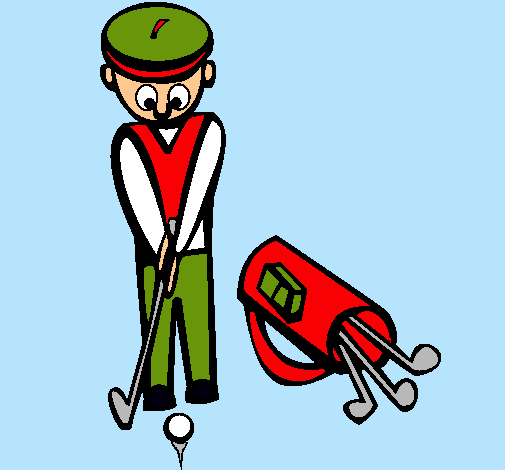 Dibujo Jugador de golf II pintado por MACARENA_21