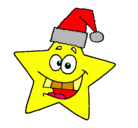Dibujo estrella de navidad pintado por ashlynicol